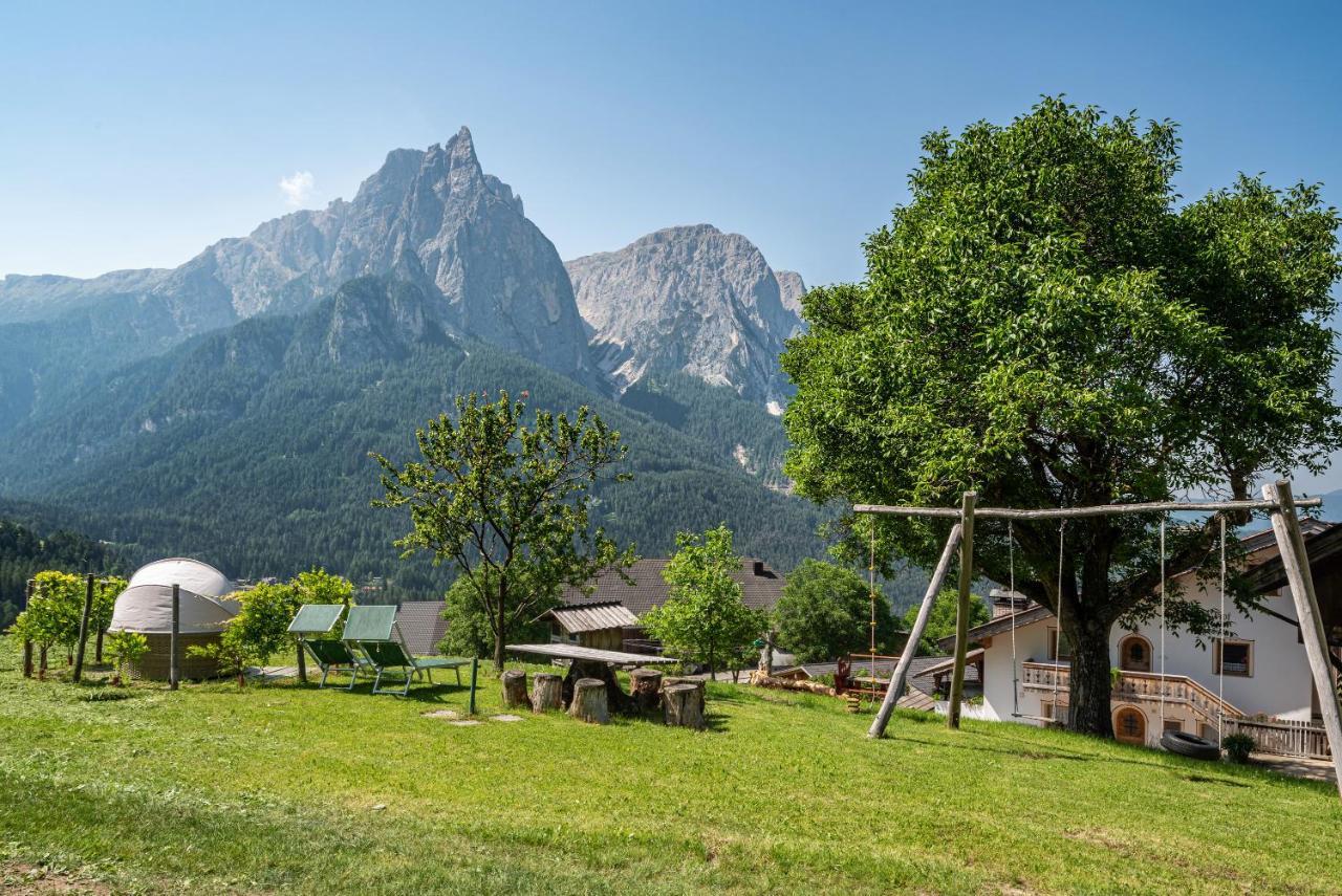 Schildberghof Ortler Apartment Siusi Bagian luar foto